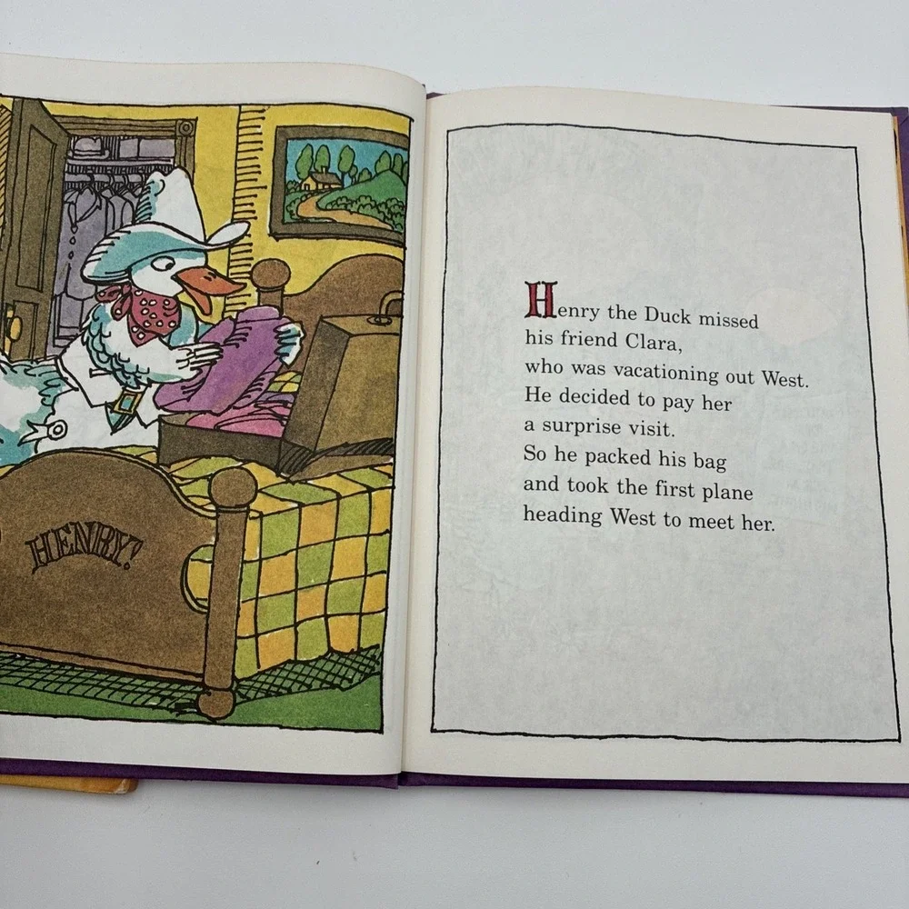 Robert Quackenbush Lot of 2 Sherlock Chick Peekaboo Mystery Henry Goes West 80's